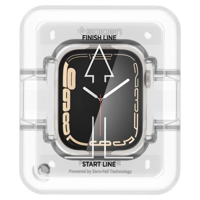 Захисне скло Spigen для Apple Watch 7 41 mm EZ FIT Pro Flex Crystal Clear (AFL04052)