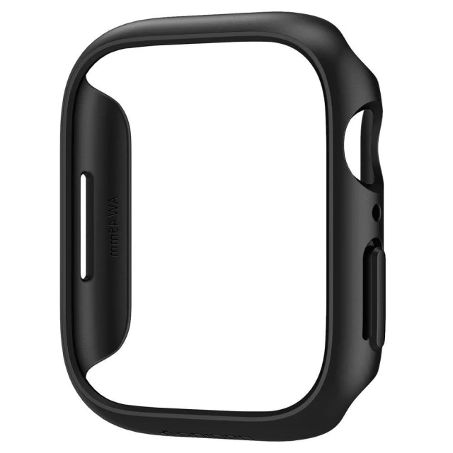 Чехол Spigen для Apple Watch 7 45 mm Thin Fit Black (ACS04174)