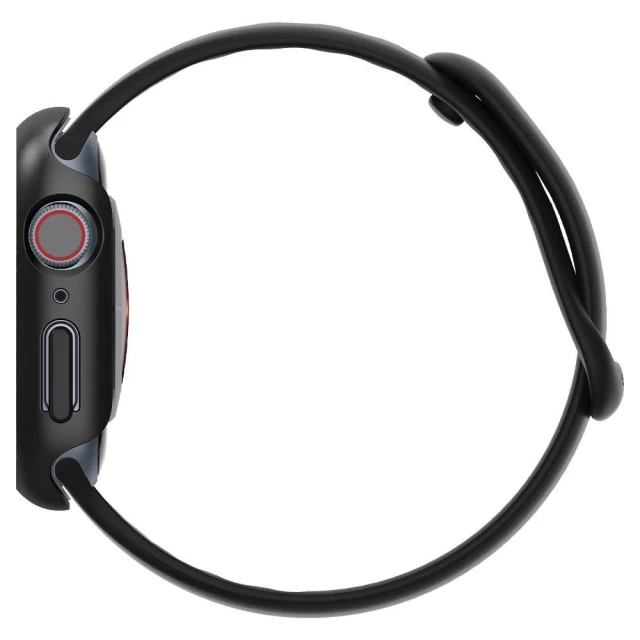 Чехол Spigen для Apple Watch 7 45 mm Thin Fit Black (ACS04174)