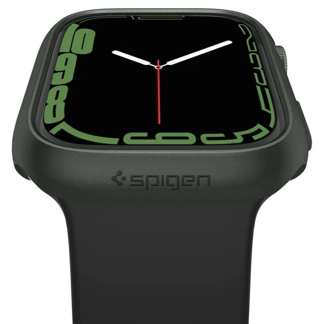 Чохол Spigen для Apple Watch 7 45 mm Thin Fit Military Green (ACS04175)