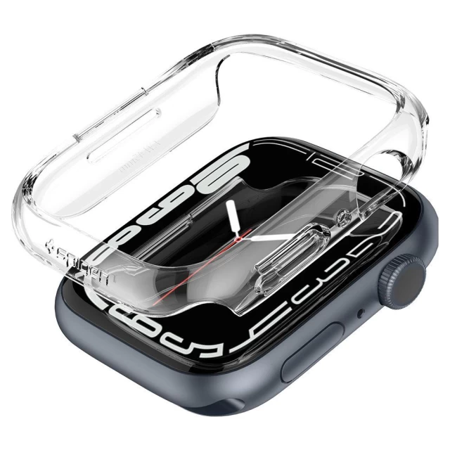 Чохол Spigen для Apple Watch 7 45 mm Thin Fit Crystal Clear (ACS04179)