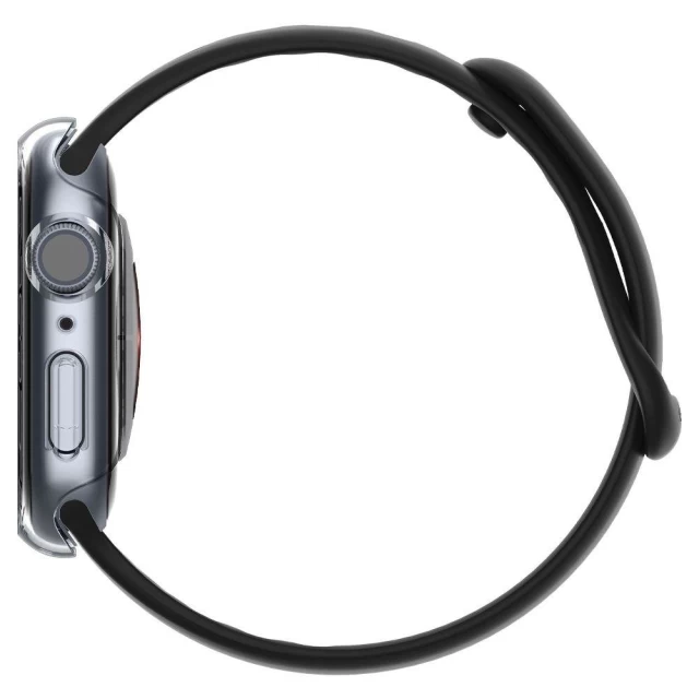 Чохол Spigen для Apple Watch 7 45 mm Thin Fit Crystal Clear (ACS04179)