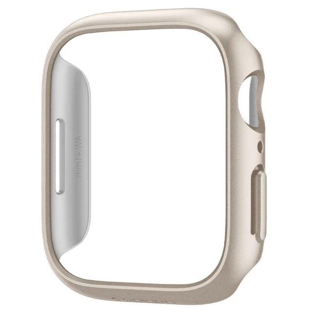Чехол Spigen для Apple Watch 7 41 mm Thin Fit Starlight (ACS04185)