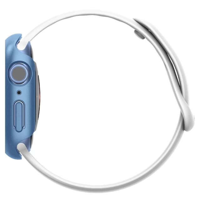 Чехол Spigen для Apple Watch 7 41 mm Thin Fit Blue (ACS04186)