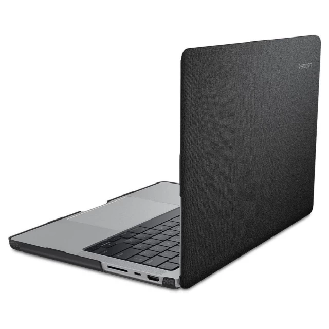 Чехол Spigen для MacBook Pro 14 M1/M2 2021 | 2022 | 2023 Urban Fit Black (ACS04213)