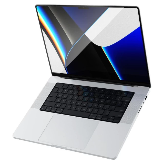 Защитное стекло Spigen для MacBook Pro 16 2021 Glass Full Coverage Black (AGL04233)