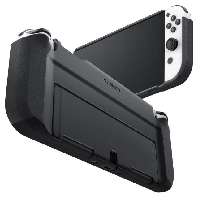 Чехол Spigen для игровой консоли Nintendo Switch Oled Thin Fit Black (ACS04239)