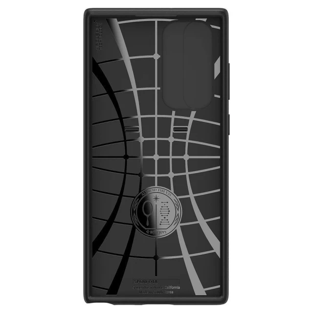 Чехол Spigen для Samsung Galaxy S22 Ultra Optik Armor Black (ACS04281)