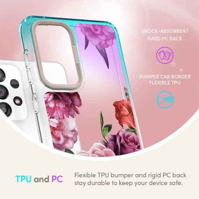 Чехол Spigen для Samsung Galaxy A33 5G Cyrill Cecile Rose Floral (ACS04472)