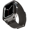 Чехол и ремешок Spigen Metal Fit Pro для Apple Watch 7 | 8 45mm Graphite (ACS04585)