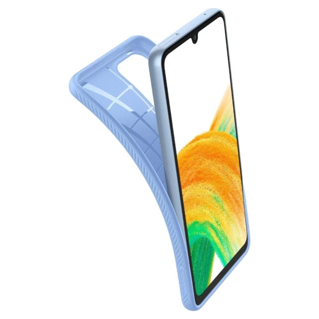 Чохол Spigen для Samsung Galaxy A33 5G Liquid Air Cream Blue (ACS04591)