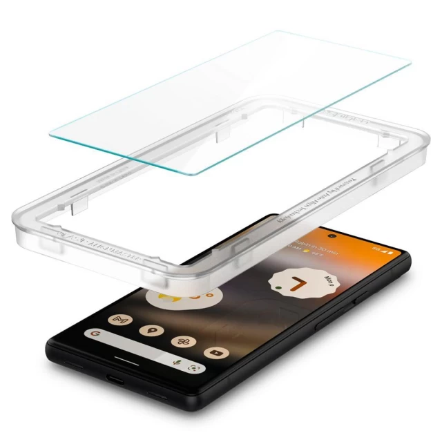 Защитное стекло Spigen Alm Glas.Tr Slim для Google Pixel 6A Clear (2 Pack) (AGL04695)