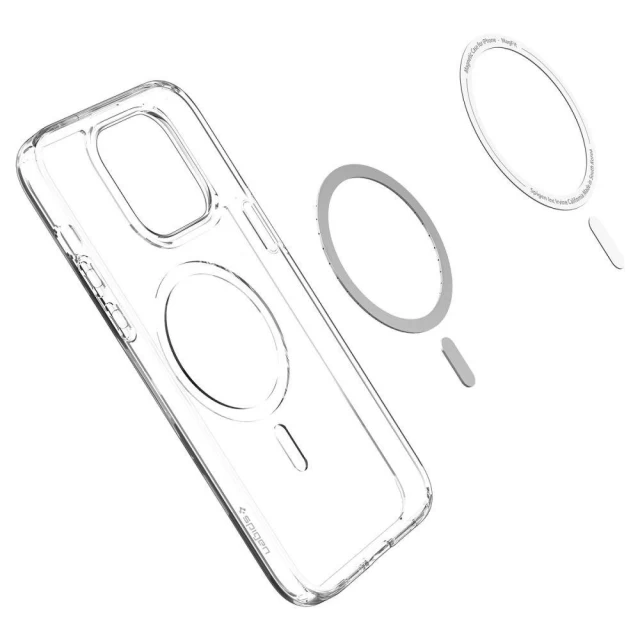 Чохол Spigen Ultra Hybrid для iPhone 14 Pro Max Transparent with MagSafe (ACS04827)