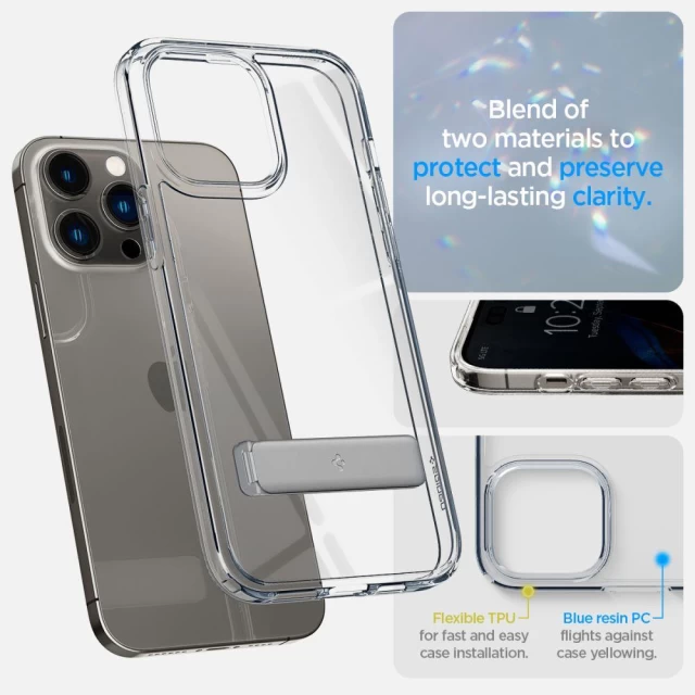 Чехол Spigen Ultra Hybrid для iPhone 14 Pro Max Crystal Clear (ACS04829)