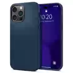 Чехол Spigen для iPhone 14 Pro Max Silicone Fit Navy Blue with MagSafe (ACS04847)