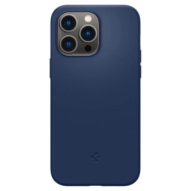 Чохол Spigen для iPhone 14 Pro Max Silicone Fit Navy Blue with MagSafe (ACS04847)