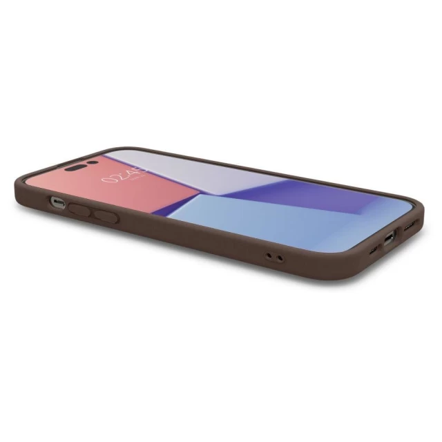 Чохол Spigen CYRILL Kajuk для iPhone 14 Pro Max Saddle Brown with MagSafe (ACS04881)