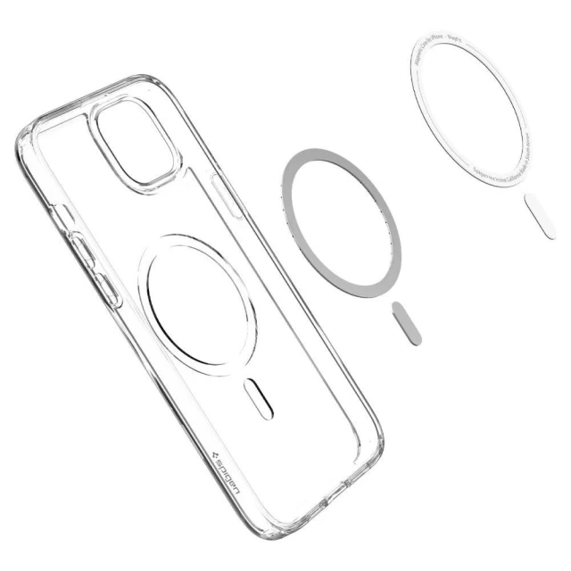 Чохол Spigen Ultra Hybrid для iPhone 14 Plus Transparent with MagSafe (ACS04904)