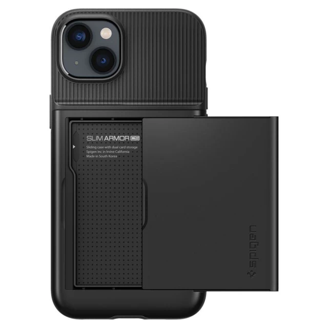 Чехол Spigen для iPhone 14 Plus Slim Armor CS Black (ACS04911)