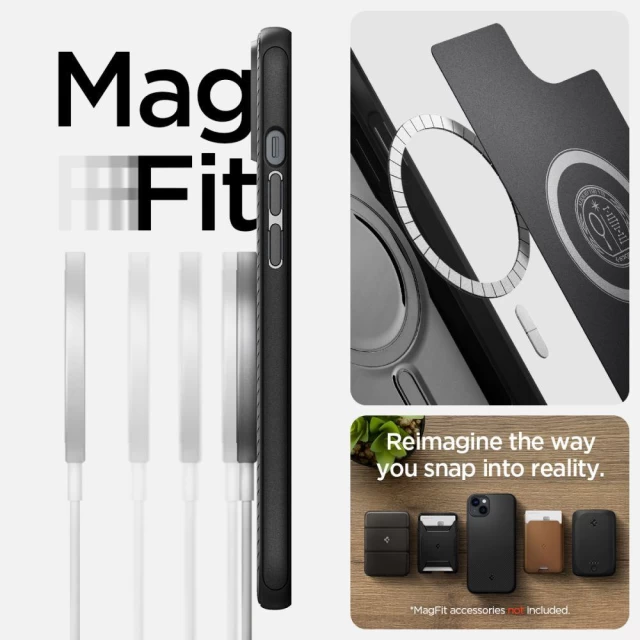 Чохол Spigen для iPhone 14 Plus Mag Armor Matte Black (ACS04918)