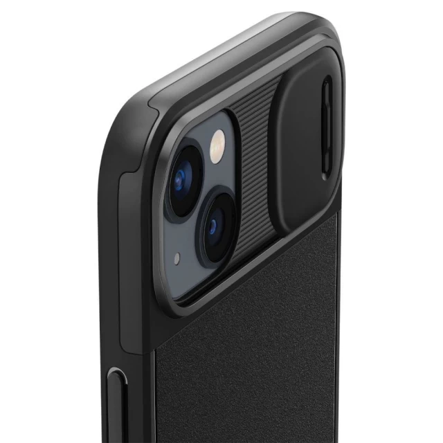 Чохол Spigen для iPhone 14 Plus Optik Armor Black with MagSafe (ACS04923)