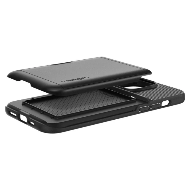 Чохол Spigen для iPhone 14 Pro Slim Armor CS Black (ACS04980)