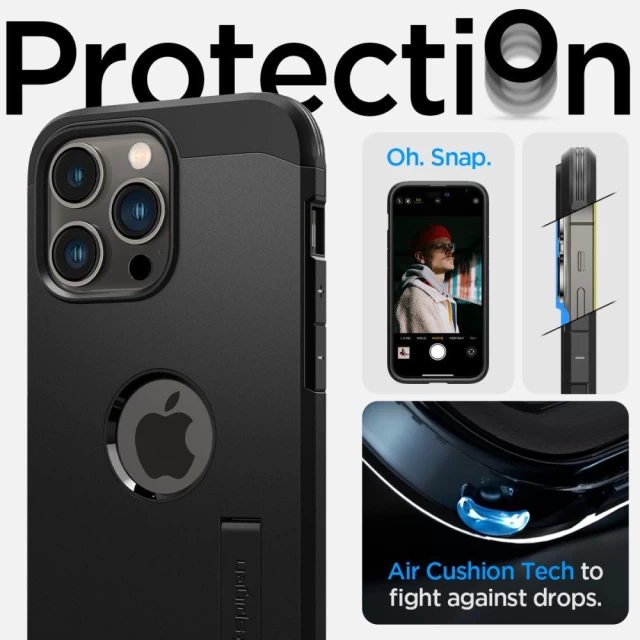 Чохол Spigen для iPhone 14 Pro Tough Armor MagSafe Black (ACS04985)