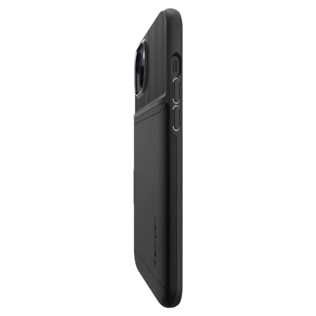 Чехол Spigen для iPhone 14 Slim Armor CS Black (ACS05058)