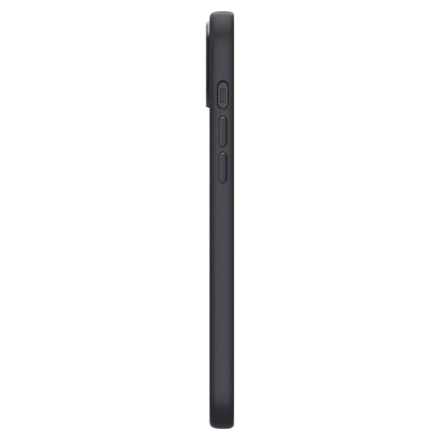 Чохол Spigen для iPhone 14 Silicone Fit Black with MagSafe (ACS05067)