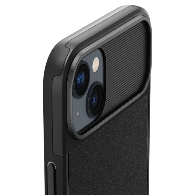 Чехол Spigen для iPhone 14 Optik Armor Black with MagSafe (ACS05070)