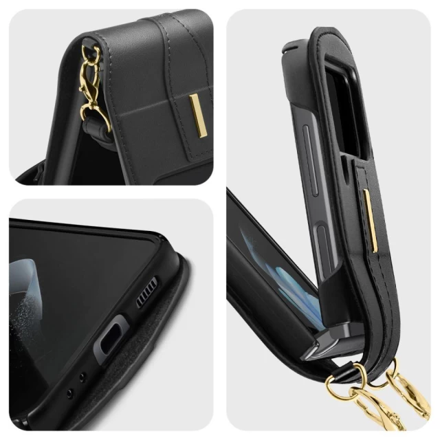 Чохол Spigen для Samsung Galaxy Flip4 (F721) Lienar Black (ACS05171)