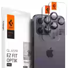 Захисне скло Spigen для камери iPhone 14 Pro | 14 Pro Max Optik Pro Lens Protector (2 pack) Black (AGL05205)
