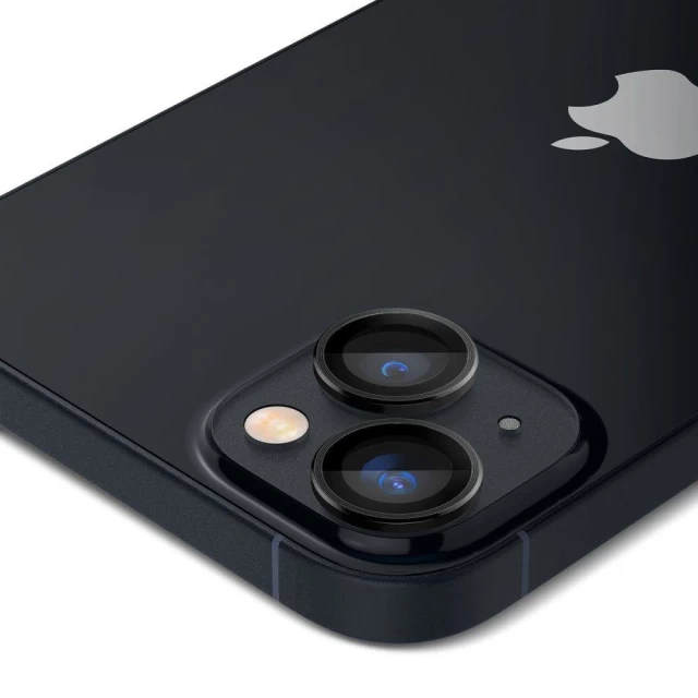 Защитное стекло Spigen для камеры iPhone 14 | 14 Plus Optik Pro Lens Protector (2 pack) Black (AGL05213)