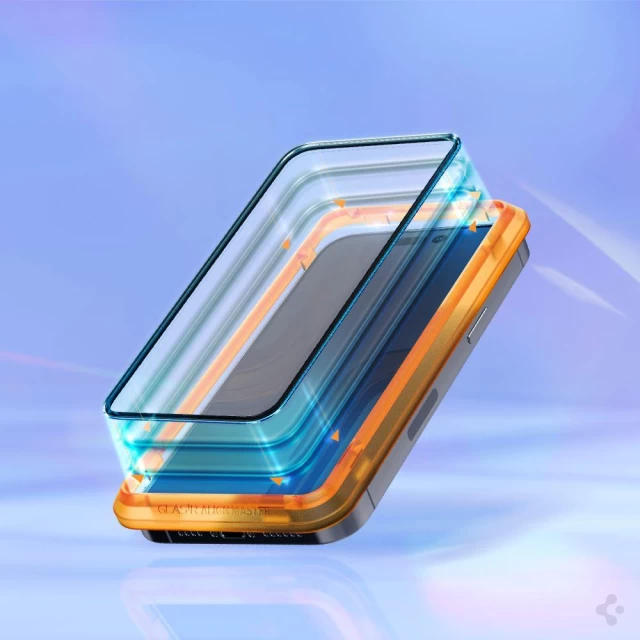 Защитное стекло Spigen ALM Glass FC 2-Pack для iPhone 14 Pro Black (AGL05216)