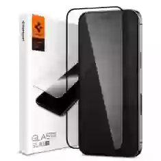 Защитное стекло Spigen для iPhone 14 Pro GLAS.FC Black (AGL05221)