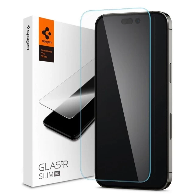Захисне скло Spigen для iPhone 14 Pro GLAS.TR Slim Clear (AGL05222)
