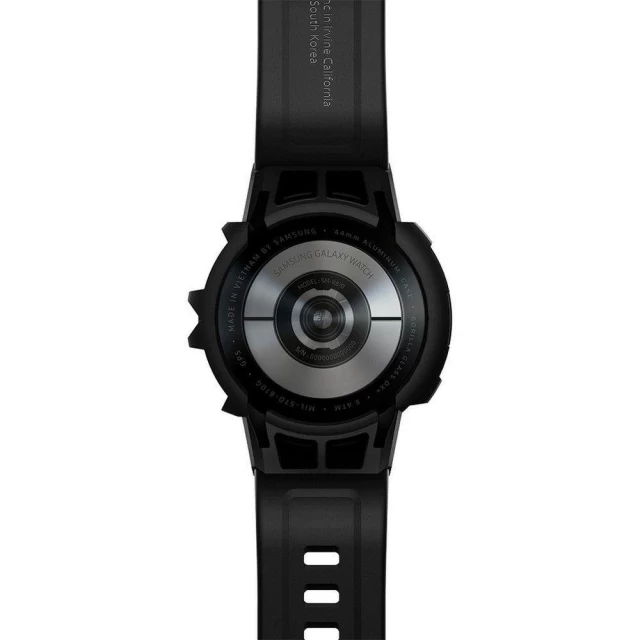 Чохол і ремінець Spigen для Galaxy Watch 4 | 5 44 mm Rugged Armor Pro Charcoal Grey (ACS05392)