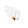 Сетевое зарядное устройство Spigen Arcstation Pro GaN-651 PD 65W USB-C with USB-C to USB-C Cable White (ACH05476)