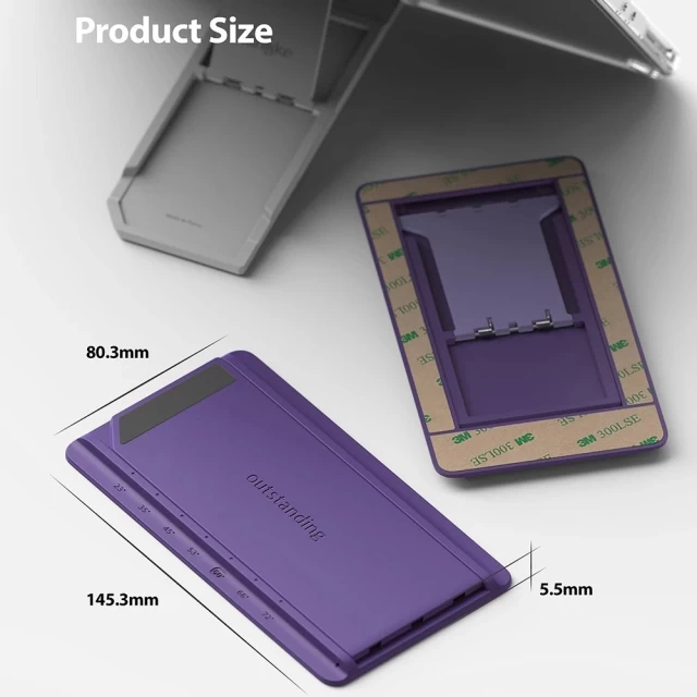 Подставка Outstanding Self-Adhesive Universal Folding Tablet Stand Purple (SD53243RS)