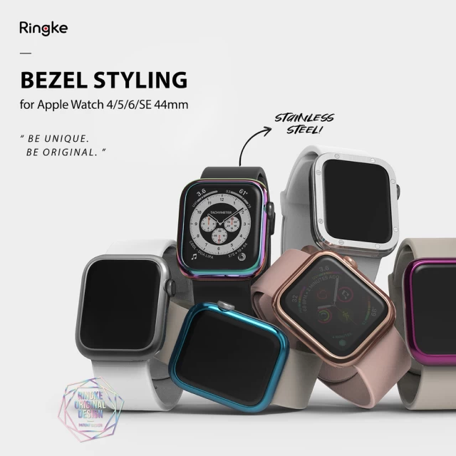 Чохол Ringke Bezel Styling Case Stainless Steel для Apple Watch 40 mm Blue (AW4-40-110)