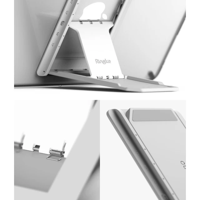 Чохол Ringke Fusion Combo + self-adhesive foldable stand для iPad Pro 12.9 2021 Gray (FPC530R40)