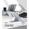 Чохол Ringke Fusion Combo + self-adhesive foldable stand для iPad Air 2020 Gray (FC485R39)