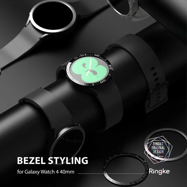 Чохол Ringke Bezel Styling Case Stainless Steel для Galaxy Watch 4 40 mm Silver (GW4-40-42)