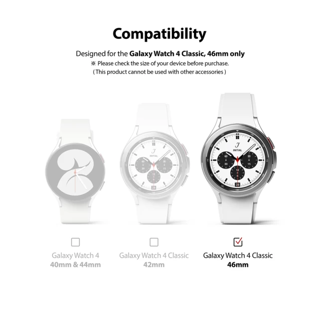 Захисне скло Ringke IDGL для Samsung Galaxy Watch 4 46 mm (4 Pack) (G4AS056)