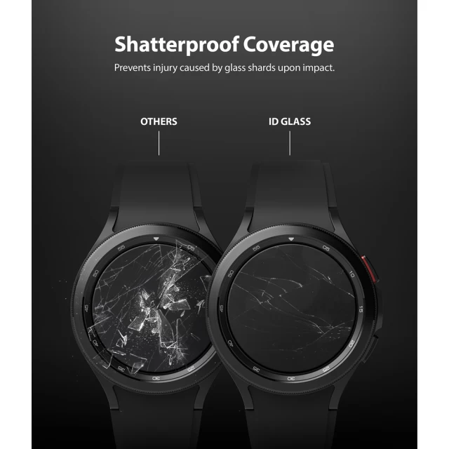 Захисне скло Ringke IDGL для Samsung Galaxy Watch 4 46 mm (4 Pack) (G4AS056)