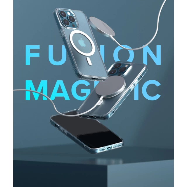 Чехол Ringke Fusion Magnetic для iPhone 13 Pro Max Transparent with MagSafe (FMGM553E52)