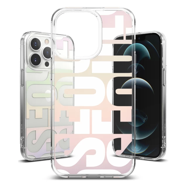 Чехол Ringke Fusion Design Seoul для iPhone 13 Pro Max Transparent (FD553E89)