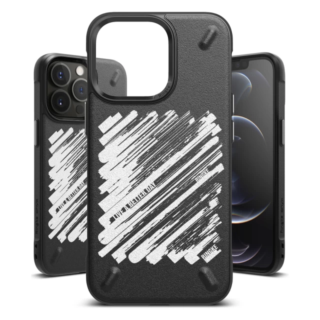 Чохол Ringke Onyx Design Paint для iPhone 13 Pro Max Black (OD556E229)