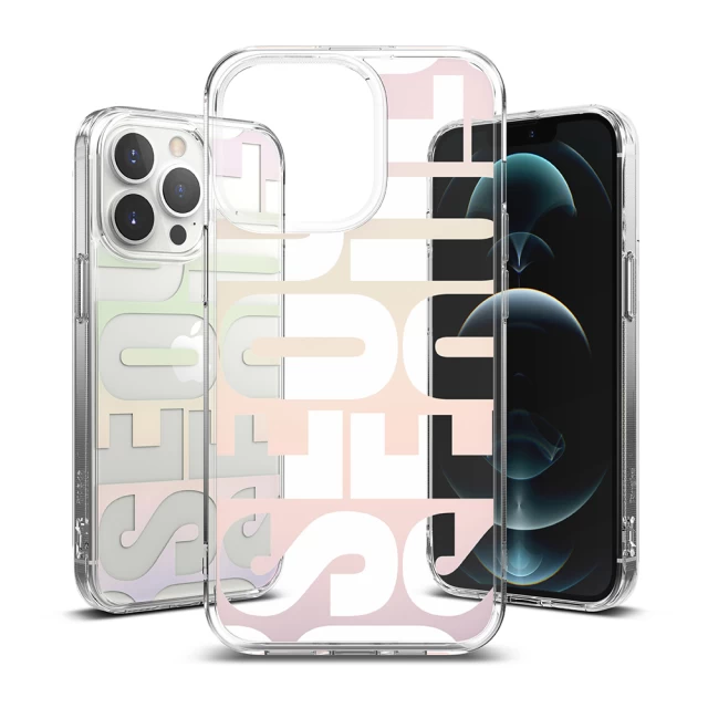 Чехол Ringke Fusion Design Seoul для iPhone 13 Pro Transparent (FD548E89)