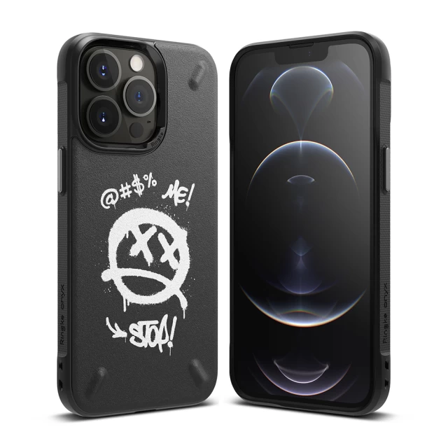 Чехол Ringke Onyx Design Graffiti для iPhone 13 Pro Black (OD551E233)